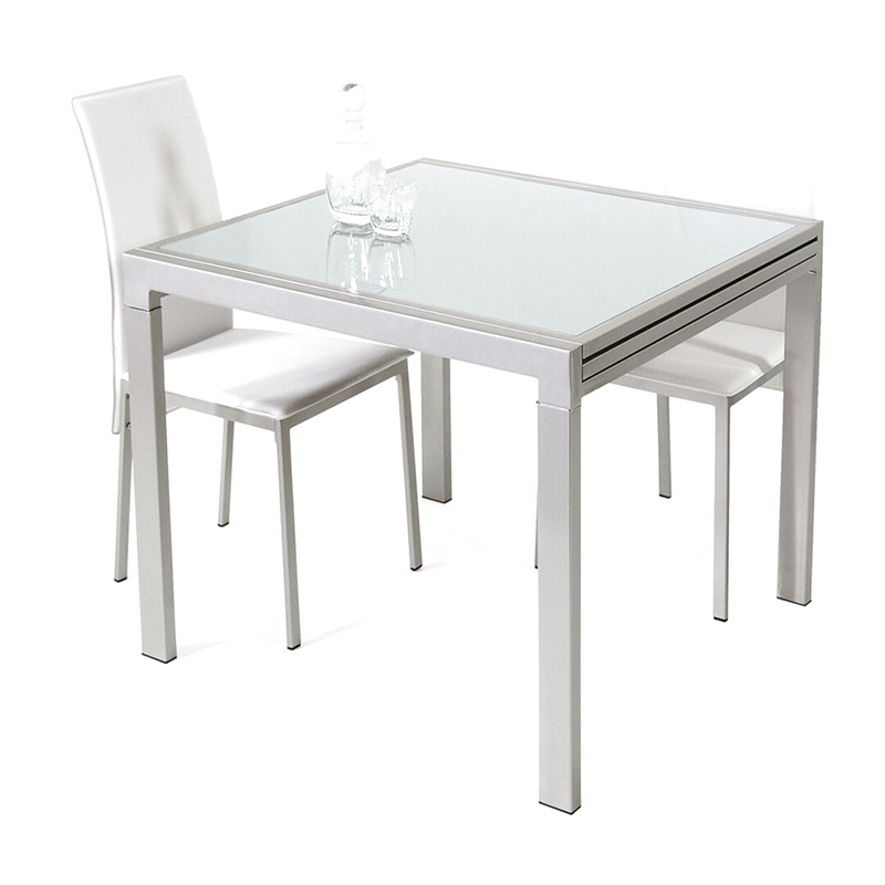 Tavolo quadrato allungabile Bianco - Valvaraita Stock e arredamenti